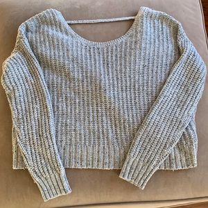 Open-Back Sweater